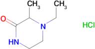 4-ethyl-3-methyl-2-piperazinone hydrochloride