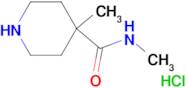 N,4-dimethyl-4-piperidinecarboxamide hydrochloride