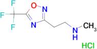 N-methyl-2-[5-(trifluoromethyl)-1,2,4-oxadiazol-3-yl]ethanamine hydrochloride