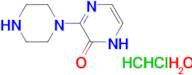 3-(1-piperazinyl)-2-pyrazinol dihydrochloride hydrate