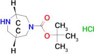 tert-butyl (1S,5S)-3,6-diazabicyclo[3.2.2]nonane-3-carboxylate hydrochloride