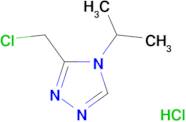 3-(chloromethyl)-4-isopropyl-4H-1,2,4-triazole hydrochloride