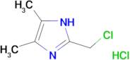 2-(chloromethyl)-4,5-dimethyl-1H-imidazole hydrochloride