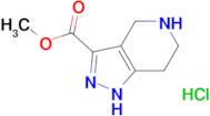 methyl 4,5,6,7-tetrahydro-1H-pyrazolo[4,3-c]pyridine-3-carboxylate hydrochloride