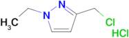 3-(chloromethyl)-1-ethyl-1H-pyrazole hydrochloride