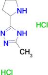 3-methyl-5-(2-pyrrolidinyl)-1H-1,2,4-triazole dihydrochloride