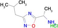 [(1S)-1-(3-isobutyl-1,2,4-oxadiazol-5-yl)ethyl]amine hydrochloride