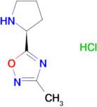 3-methyl-5-[(2S)-2-pyrrolidinyl]-1,2,4-oxadiazole hydrochloride