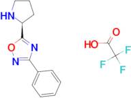 3-phenyl-5-[(2S)-2-pyrrolidinyl]-1,2,4-oxadiazole trifluoroacetate