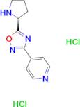4-{5-[(2S)-2-pyrrolidinyl]-1,2,4-oxadiazol-3-yl}pyridine dihydrochloride