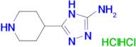 5-(4-piperidinyl)-4H-1,2,4-triazol-3-amine dihydrochloride