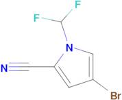 4-bromo-1-(difluoromethyl)-1H-pyrrole-2-carbonitrile