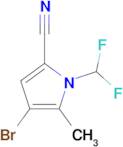 4-bromo-1-(difluoromethyl)-5-methyl-1H-pyrrole-2-carbonitrile