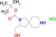 tert-butyl 3-(hydroxymethyl)-2,8-diazaspiro[4.5]decane-2-carboxylate hydrochloride