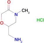 6-(aminomethyl)-4-methyl-3-morpholinone hydrochloride