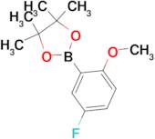 2-(5-Fluoro-2-methoxyphenyl)-4,4,5,5-tetramethyl-1,3,2-dioxaborolane