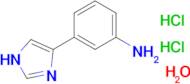 [3-(1H-imidazol-5-yl)phenyl]amine dihydrochloride hydrate