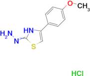 2-hydrazino-4-(4-methoxyphenyl)-1,3-thiazole hydrochloride