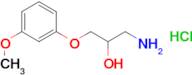 1-amino-3-(3-methoxyphenoxy)-2-propanol hydrochloride