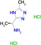 [(1S)-1-(5-methyl-4H-1,2,4-triazol-3-yl)ethyl]amine dihydrochloride