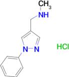 N-methyl-1-(1-phenyl-1H-pyrazol-4-yl)methanamine hydrochloride