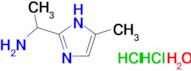 [1-(4-methyl-1H-imidazol-2-yl)ethyl]amine dihydrochloride hydrate