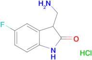 3-(aminomethyl)-5-fluoro-1,3-dihydro-2H-indol-2-one hydrochloride