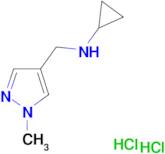 N-[(1-methyl-1H-pyrazol-4-yl)methyl]cyclopropanamine dihydrochloride