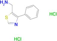 [(4-phenyl-1,3-thiazol-5-yl)methyl]amine dihydrochloride