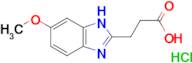 3-(5-methoxy-1H-benzimidazol-2-yl)propanoic acid hydrochloride