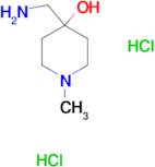 4-(aminomethyl)-1-methyl-4-piperidinol dihydrochloride