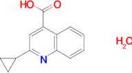 2-cyclopropyl-4-quinolinecarboxylic acid hydrate