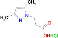 3-(3,5-dimethyl-1H-pyrazol-1-yl)propanoic acid hydrochloride