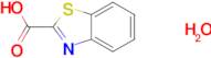 1,3-benzothiazole-2-carboxylic acid hydrate