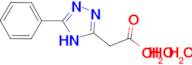 (5-phenyl-4H-1,2,4-triazol-3-yl)acetic acid dihydrate