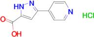 3-(4-pyridinyl)-1H-pyrazole-5-carboxylic acid hydrochloride