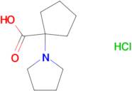 1-(1-pyrrolidinyl)cyclopentanecarboxylic acid hydrochloride