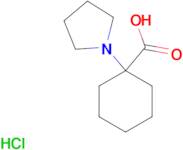 1-(1-pyrrolidinyl)cyclohexanecarboxylic acid hydrochloride