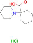 1-(1-piperidinyl)cyclohexanecarboxylic acid hydrochloride