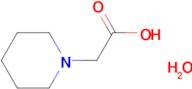 1-piperidinylacetic acid hydrate