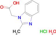 (2-methyl-1H-benzimidazol-1-yl)acetic acid hydrochloride hydrate