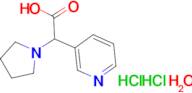 3-pyridinyl(1-pyrrolidinyl)acetic acid dihydrochloride hydrate