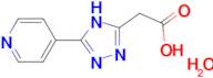 [3-(4-pyridinyl)-1H-1,2,4-triazol-5-yl]acetic acid hydrate