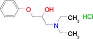 1-(diethylamino)-3-phenoxy-2-propanol hydrochloride