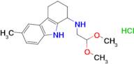 N-(2,2-dimethoxyethyl)-6-methyl-2,3,4,9-tetrahydro-1H-carbazol-1-amine hydrochloride