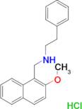 N-[(2-methoxy-1-naphthyl)methyl]-2-phenylethanamine hydrochloride