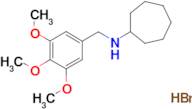 N-(3,4,5-trimethoxybenzyl)cycloheptanamine hydrobromide