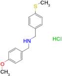 (4-methoxybenzyl)[4-(methylthio)benzyl]amine hydrochloride