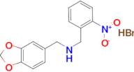 (1,3-benzodioxol-5-ylmethyl)(2-nitrobenzyl)amine hydrobromide