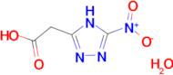 (5-nitro-1H-1,2,4-triazol-3-yl)acetic acid hydrate